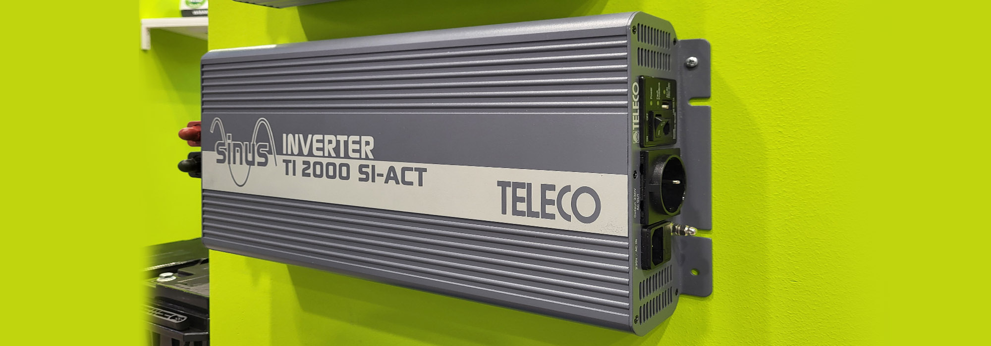 Pure sine wave and 2,000 watts of power for Teleco’s new Sinus TI 2000 SI-ACT inverter