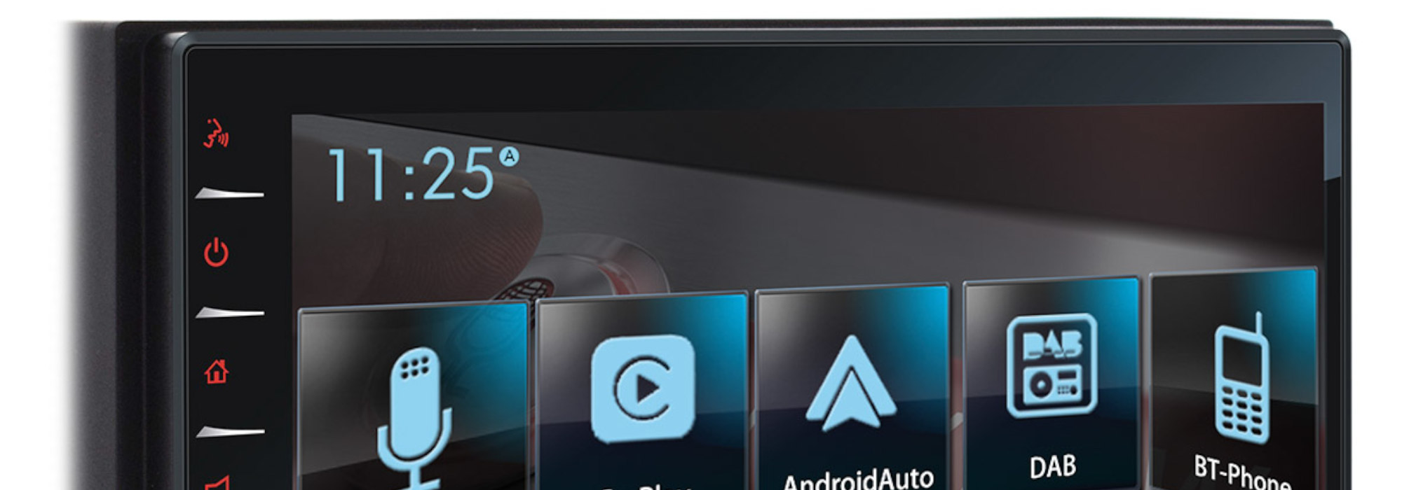 T-CPA70 DAB, het nieuwe multimediasysteem van Teleco: 6,8 inch touchscreen voor informatie en entertainment